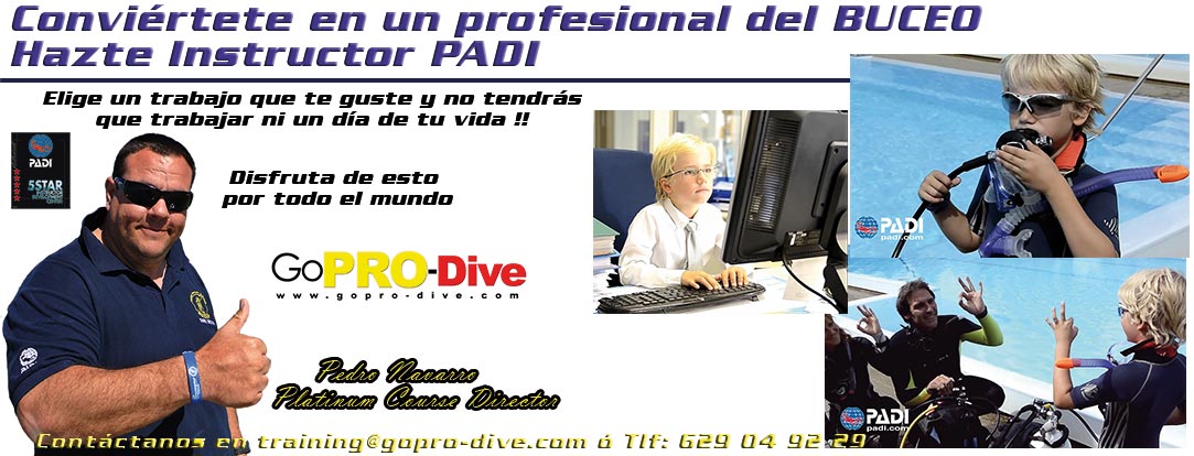 Ser Instructor de buceo PADI