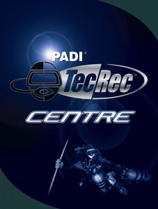 PADI TecRec center, para instructores Trimix